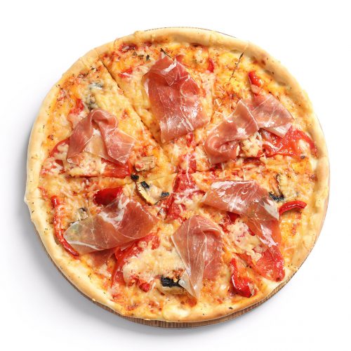 پیتزا گوشت و قارچ