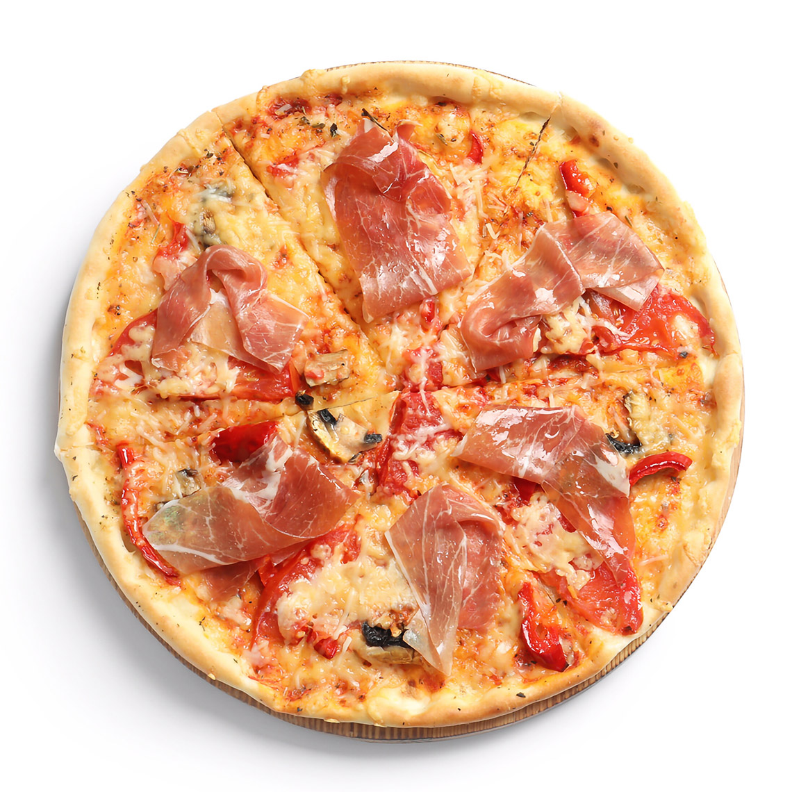 پیتزا گوشت و قارچ